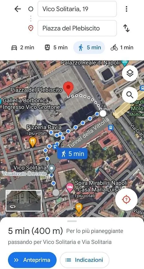 Palizzi'S Home Behind Plebiscite Square Napoli Italia